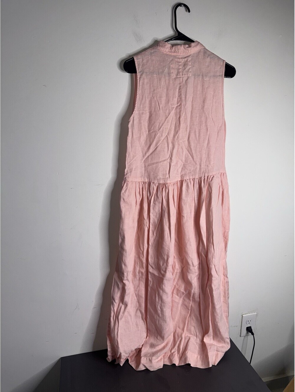 FRANK & EILEEN- Daphne Sleeveless Popover Dress Peach - Picture 4 of 9